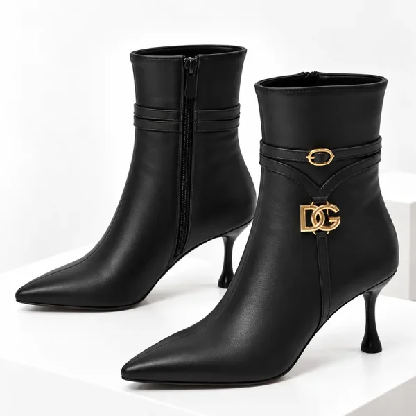 نیم بوت پاشنه باریک D&G