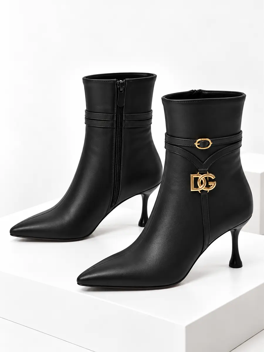 نیم بوت پاشنه باریک D&G