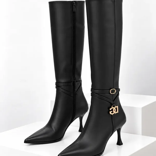 بوت بلند پاشنه باریک D&G
