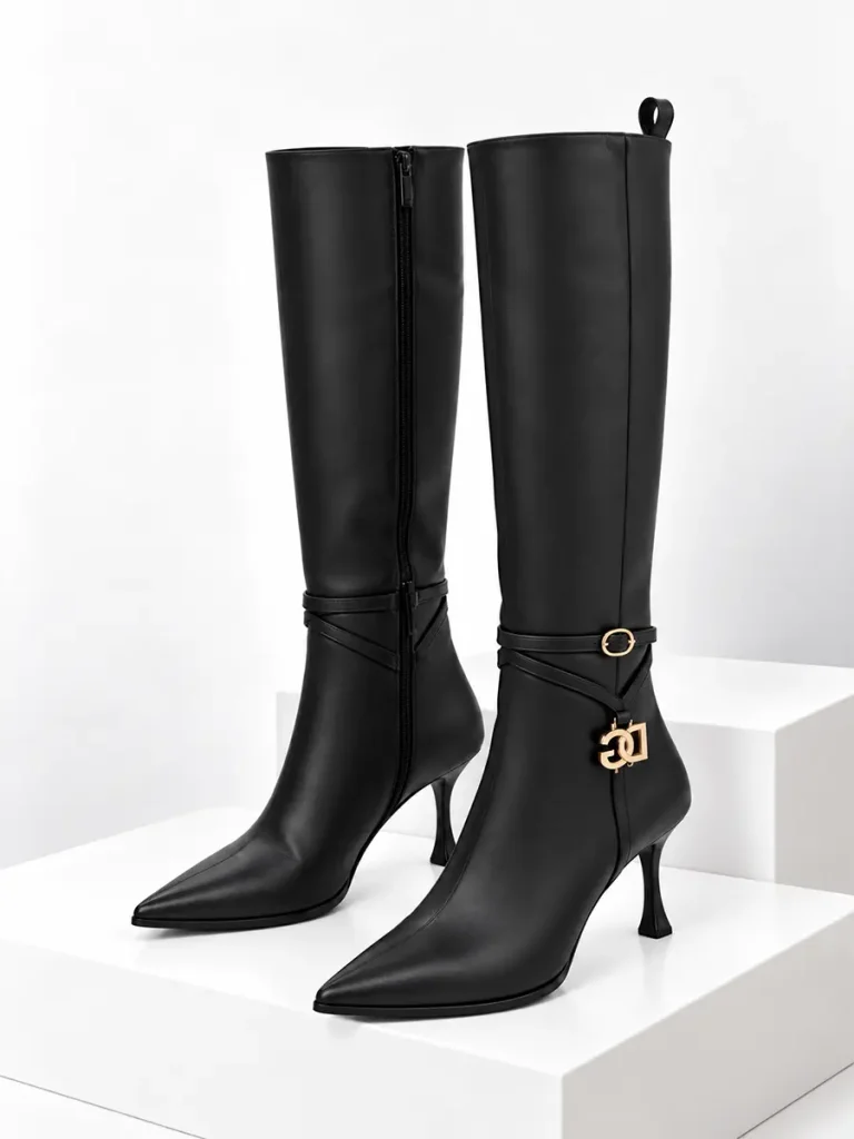 بوت بلند پاشنه باریک D&G