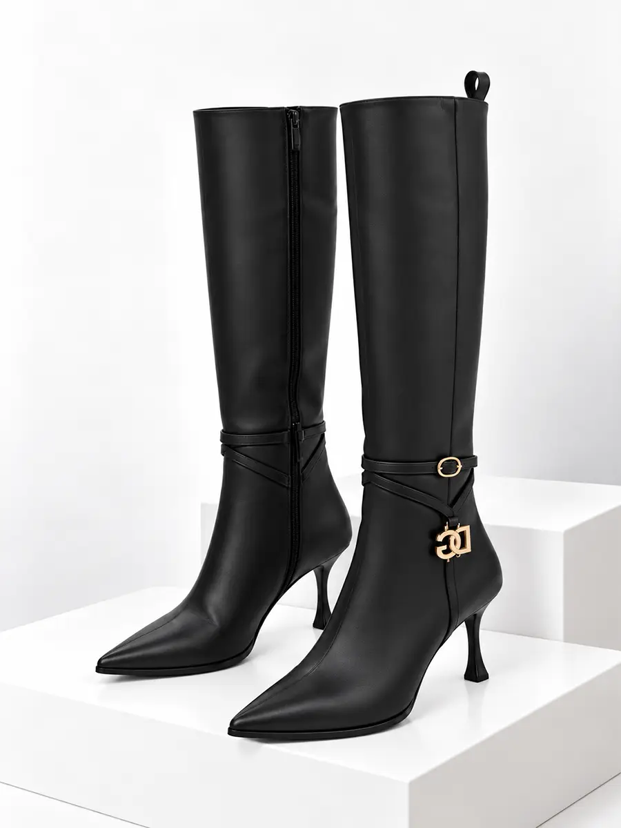 بوت بلند پاشنه باریک D&G
