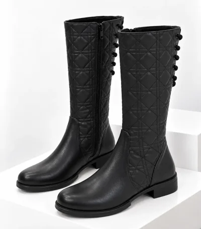 بوت زیرزانو پشت بند Dior