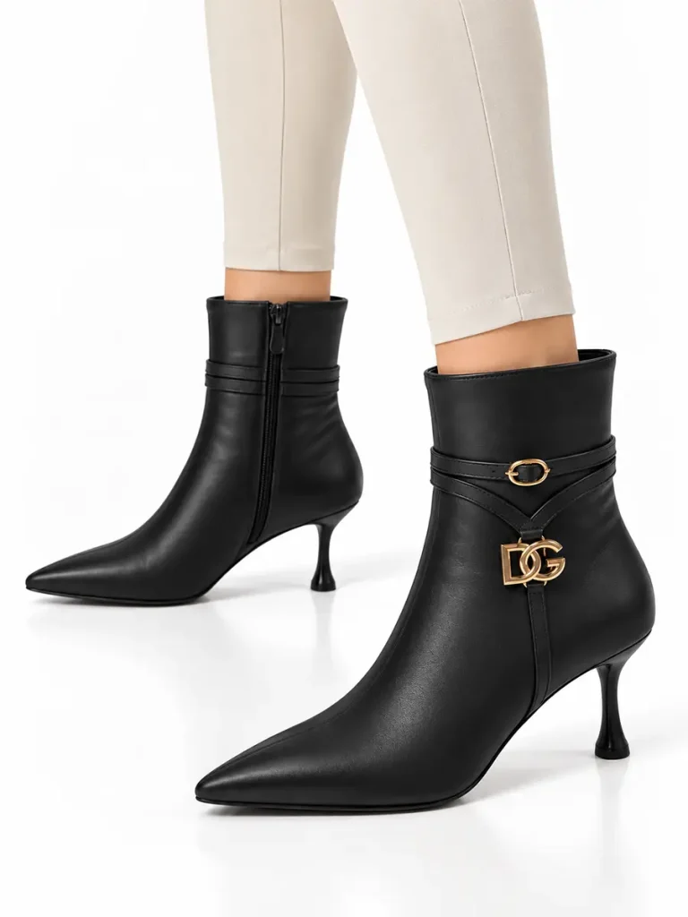 نیم بوت پاشنه باریک D&G